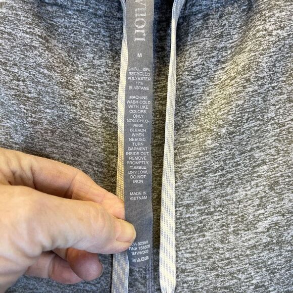 Vuori Heather Gray Lightweight Ruched Sunday Soft Jogger Pants Size Medium - Picture 3 of 8